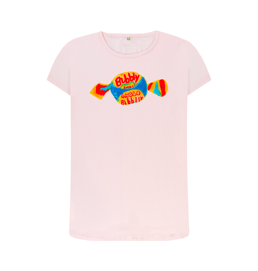 Pink Printed T-shirt Front