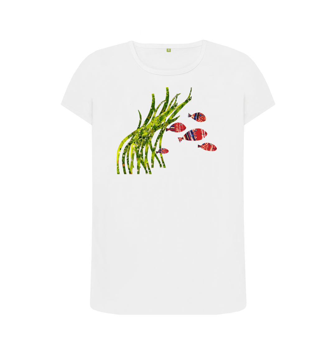 White Printed T-shirt Front