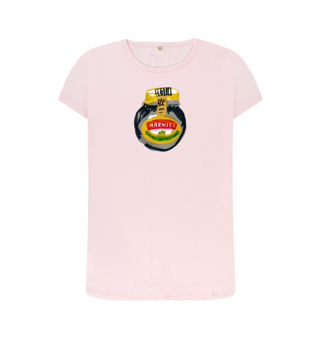 Pink Printed T-shirt Front