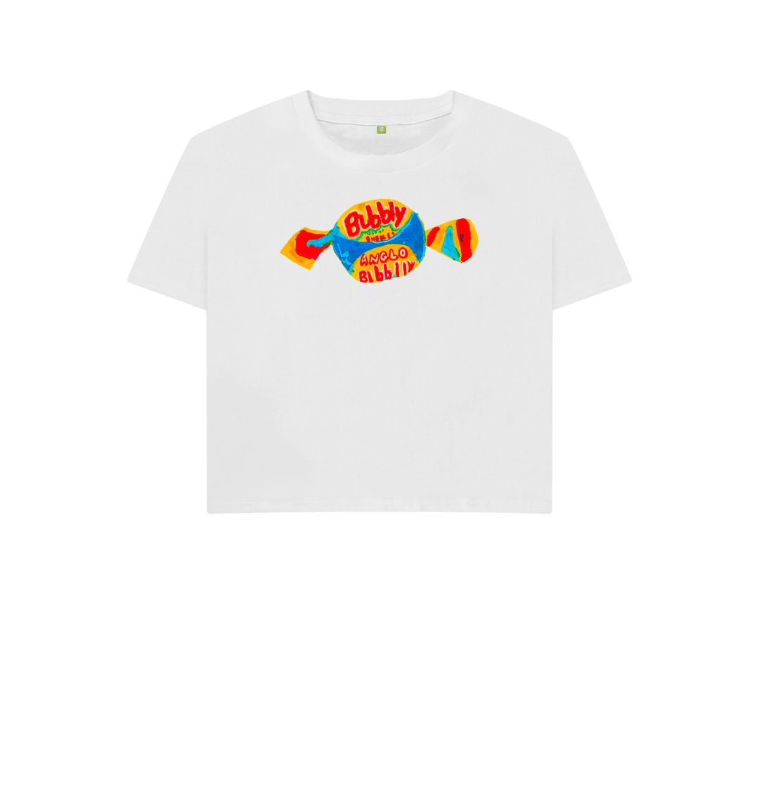 blowin' big bubbles women's boxee tee - Printed T-shirt - Sarah Millin