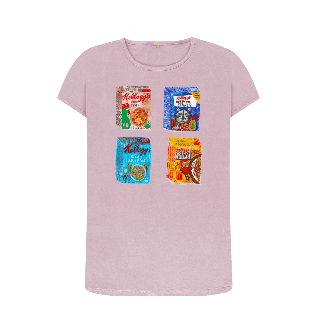 Mauve Printed T-shirt Front