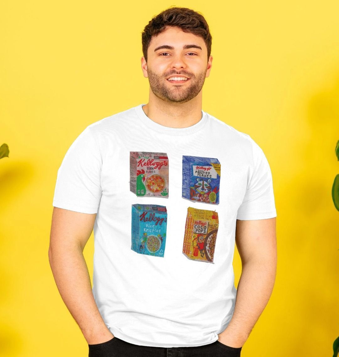 breakfast buddies organic men's tee - Printed T-shirt - Sarah Millin