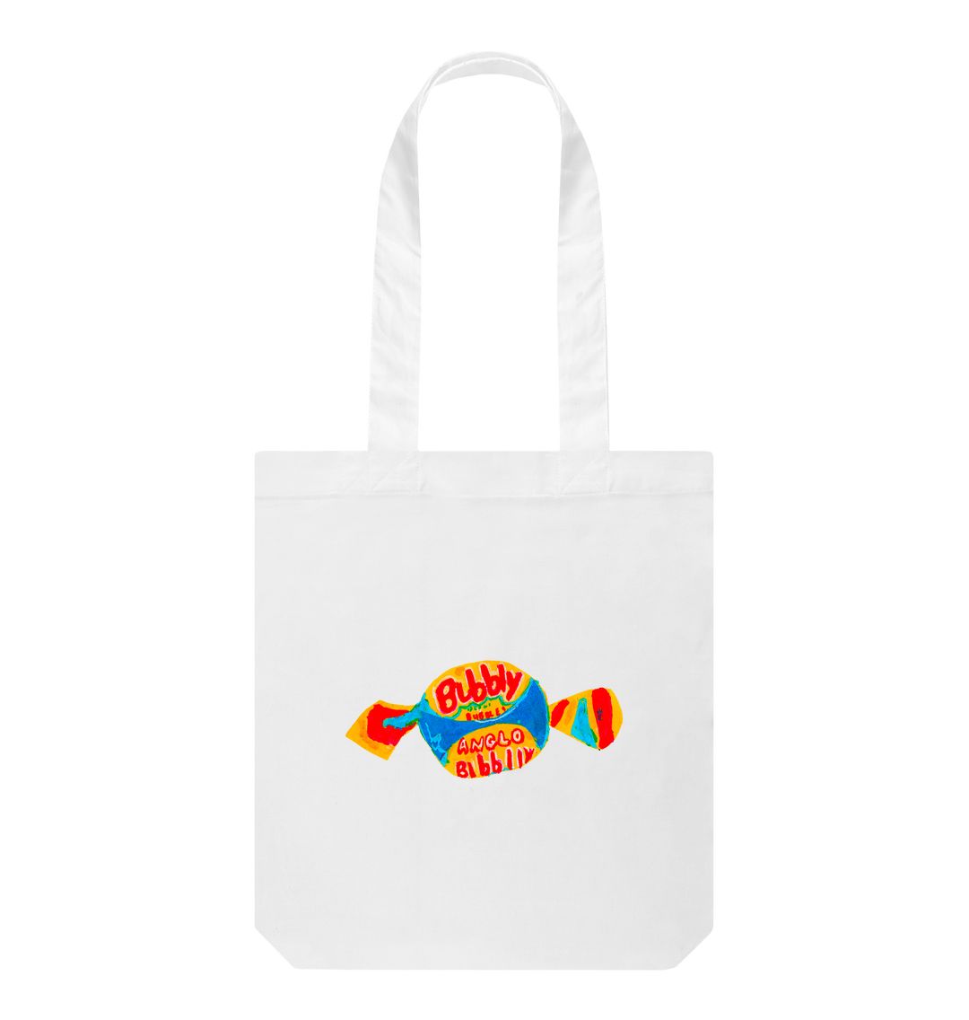 blowin' big bubbles organic tote bag - Printed Bag - Sarah Millin