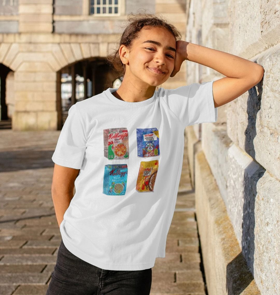 breakfast buddies organic kid's tee - Printed Kids T-Shirt - Sarah Millin