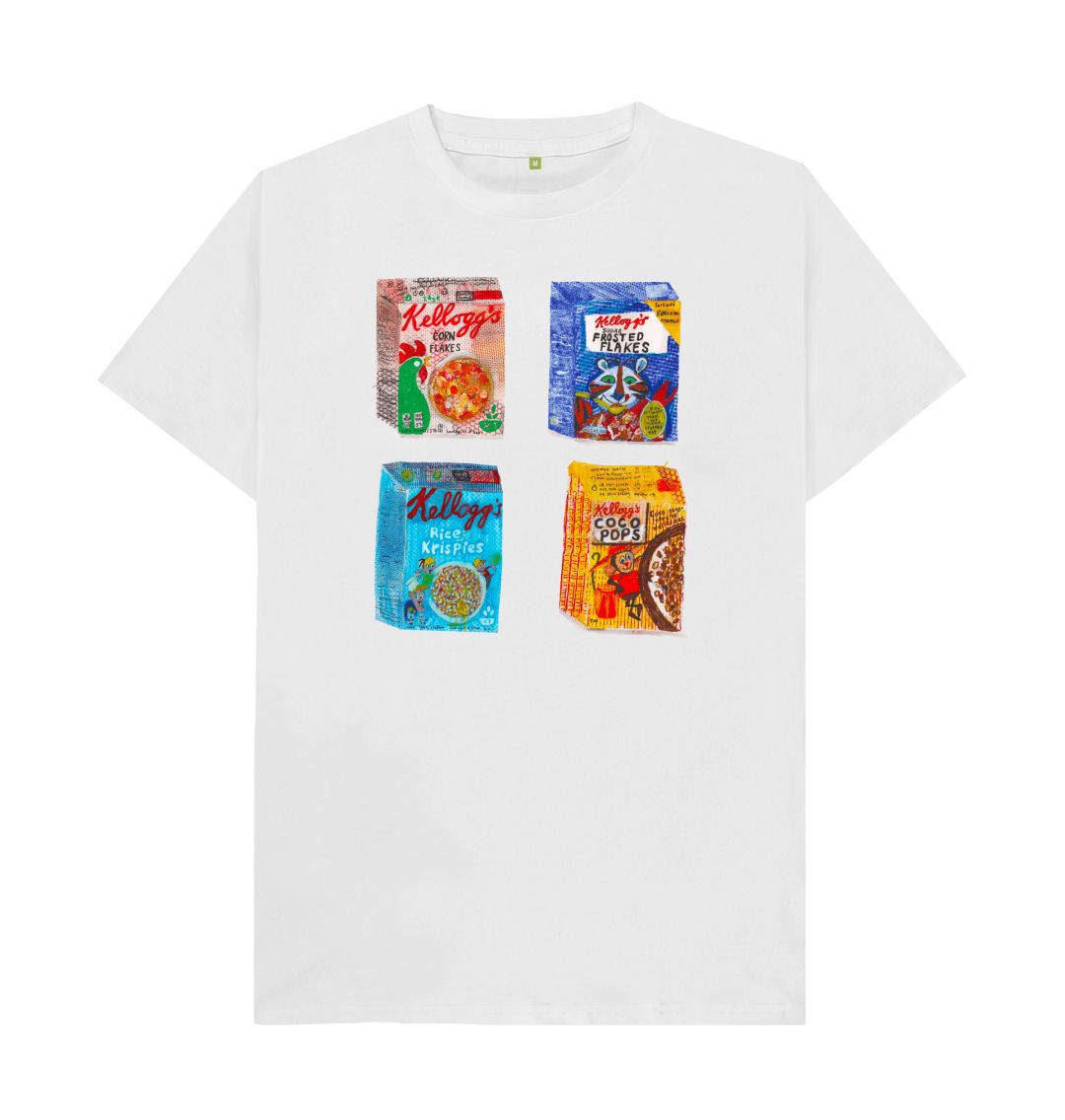 breakfast buddies organic men's tee - Printed T-shirt - Sarah Millin