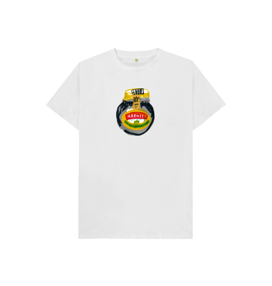 White Printed Kids T-Shirt Front