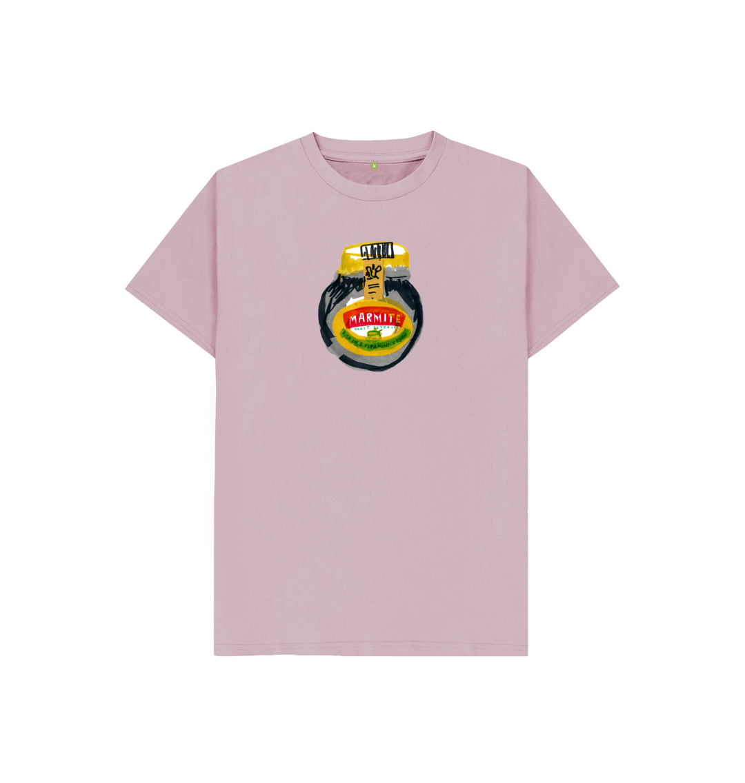 Mauve Printed Kids T-Shirt Front