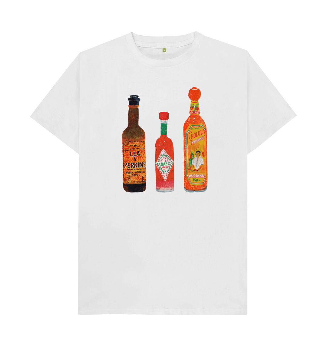 White Printed T-shirt Front