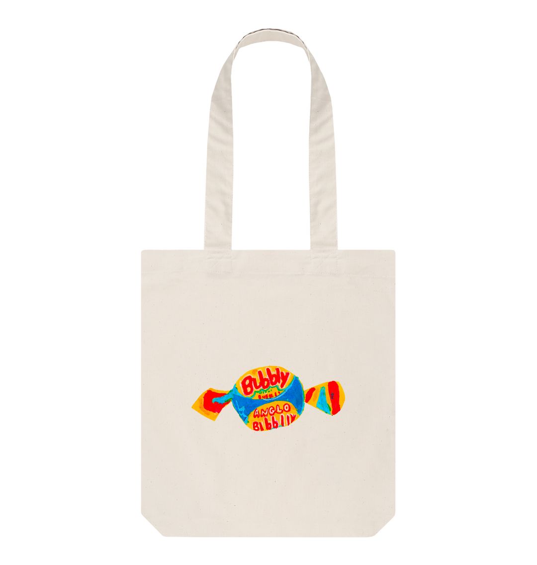 blowin' big bubbles organic tote bag - Printed Bag - Sarah Millin