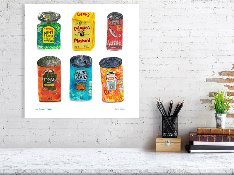 store cupboard staples fine art print - limited edition - fine art - Sarah Millin