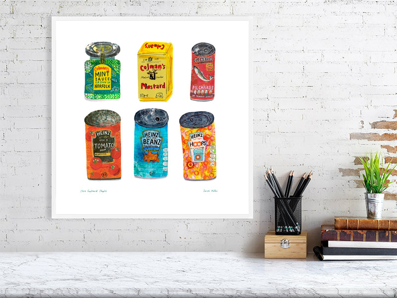 store cupboard staples fine art print - limited edition - fine art - Sarah Millin