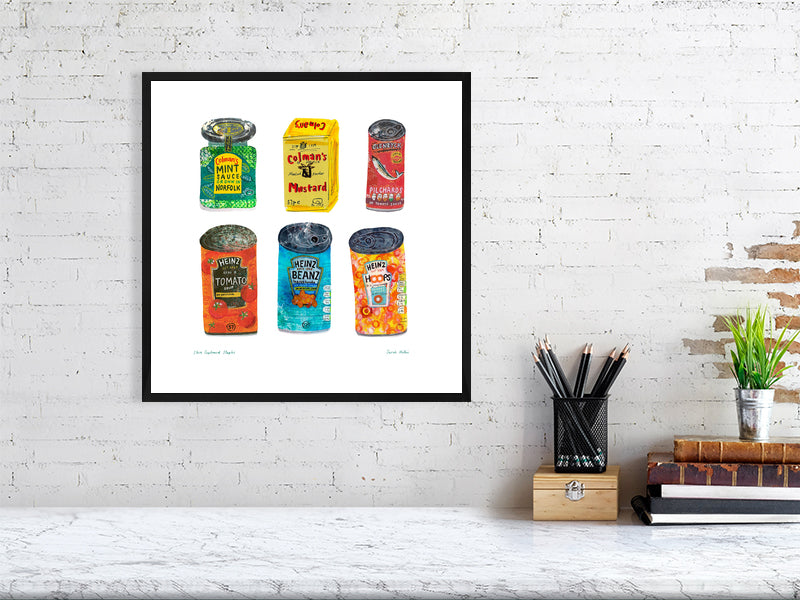 store cupboard staples fine art print - limited edition - fine art - Sarah Millin