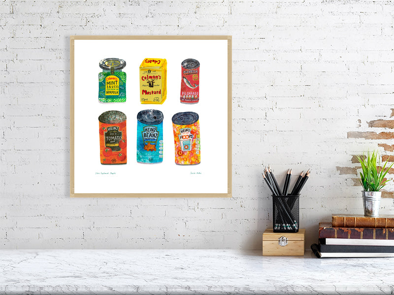 store cupboard staples fine art print - limited edition - fine art - Sarah Millin