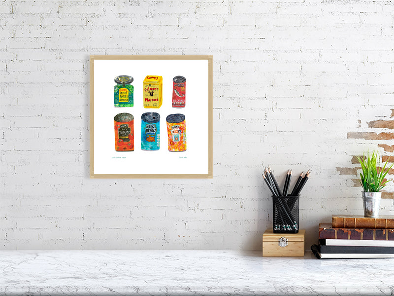 store cupboard staples fine art print - limited edition - fine art - Sarah Millin