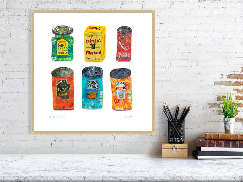 store cupboard staples fine art print - limited edition - fine art - Sarah Millin