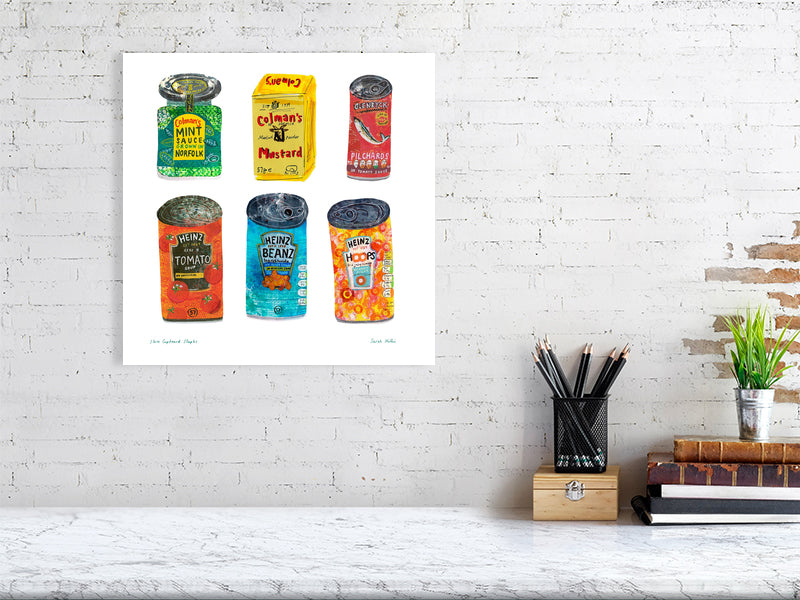 store cupboard staples fine art print - limited edition - fine art - Sarah Millin