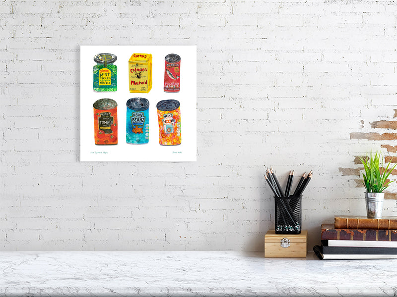 store cupboard staples fine art print - limited edition - fine art - Sarah Millin