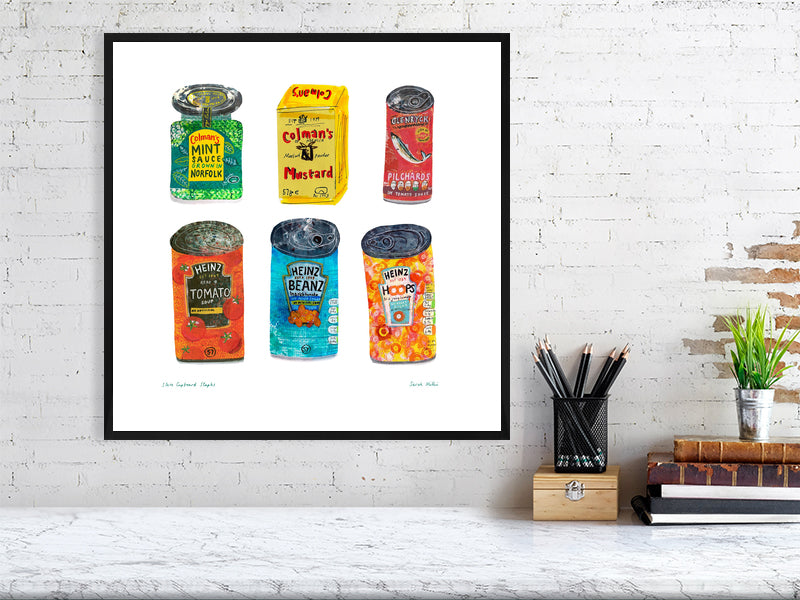 store cupboard staples fine art print - limited edition - fine art - Sarah Millin