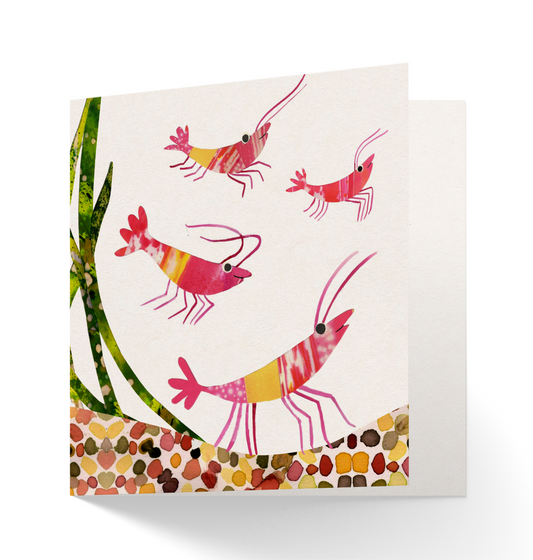 Prawn Party Greetings Card