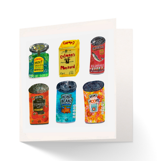 Store Cupboard Staples Greetings Card