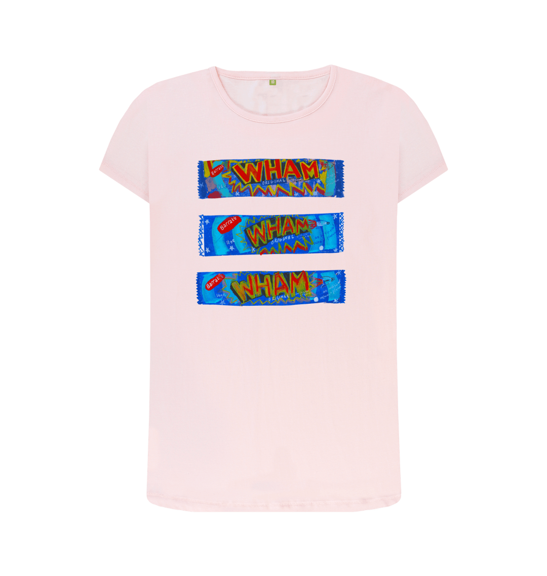 Pink Printed T-shirt Front