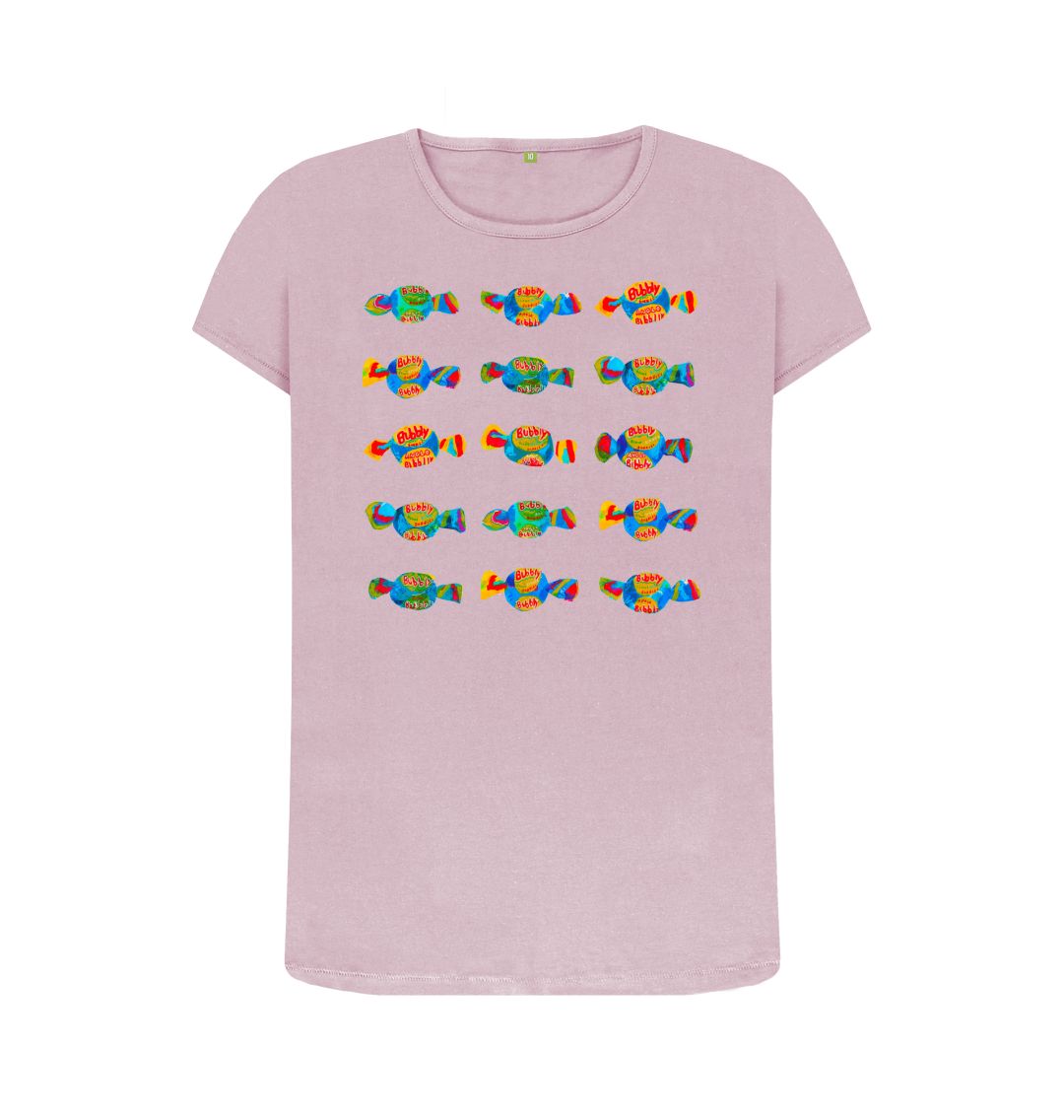 blowin' bubbles organic women's tee - Printed T-shirt - Sarah Millin