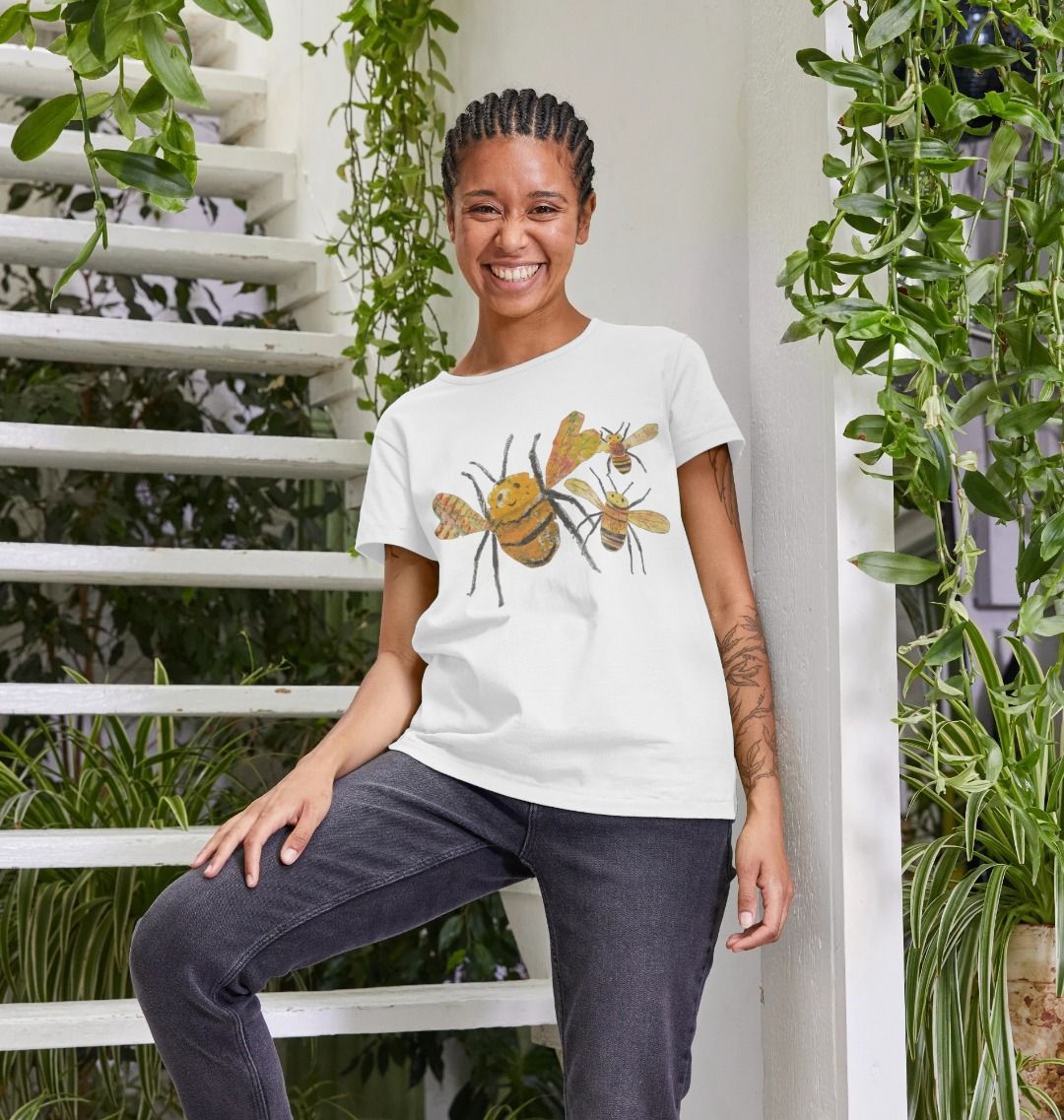 bee-ing together organic women's tee - Printed T-shirt - Sarah Millin