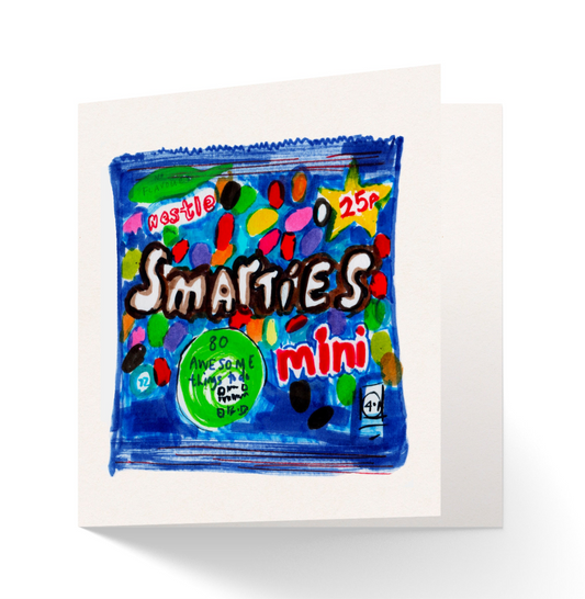Colourful Candy Greetings Card