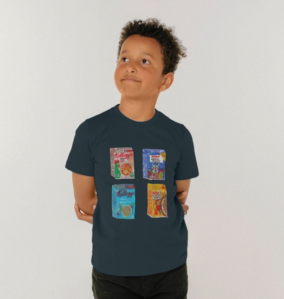 breakfast buddies organic kid's tee - Printed Kids T-Shirt - Sarah Millin