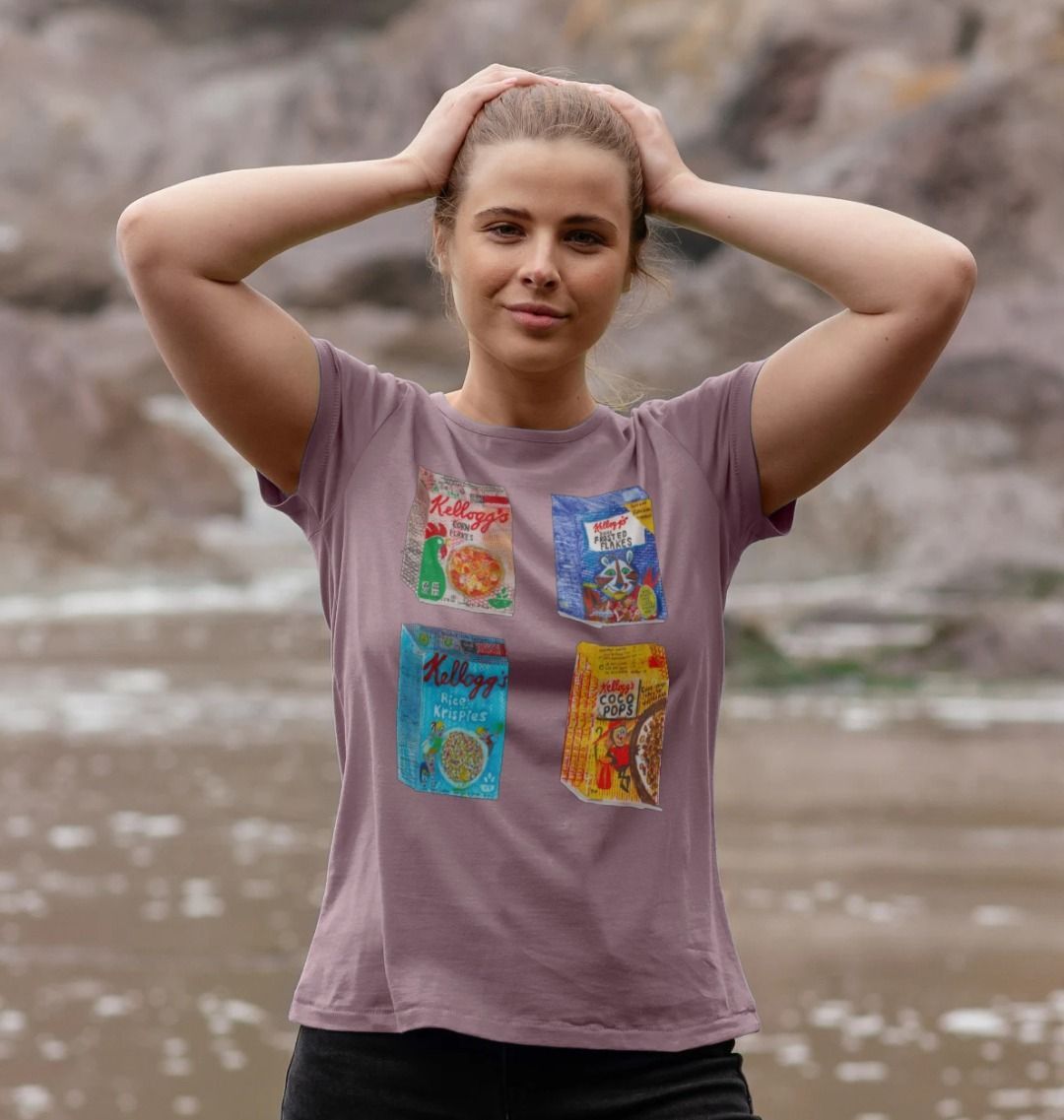 breakfast buddies organic women's tee - Printed T-shirt - Sarah Millin