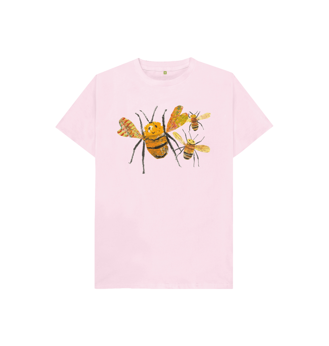Pink Printed Kids T-Shirt Front