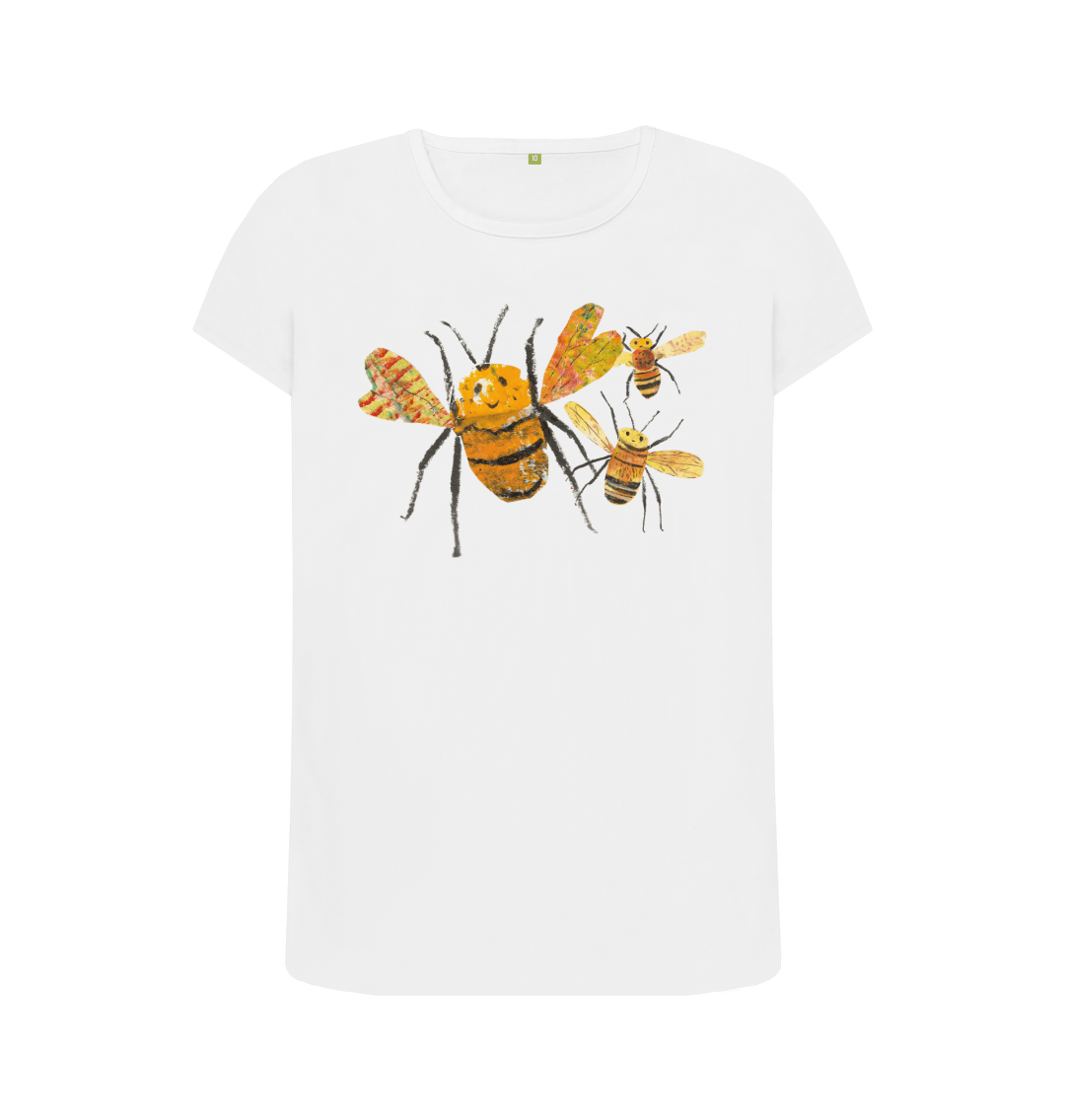 White Printed T-shirt Front