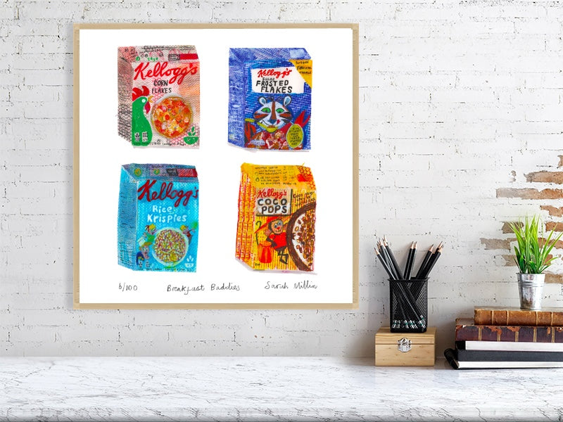 Breakfast Buddies Fine Art Print- Limited Edition