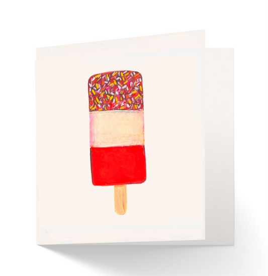 Retro Ice Lolly Greetings Card