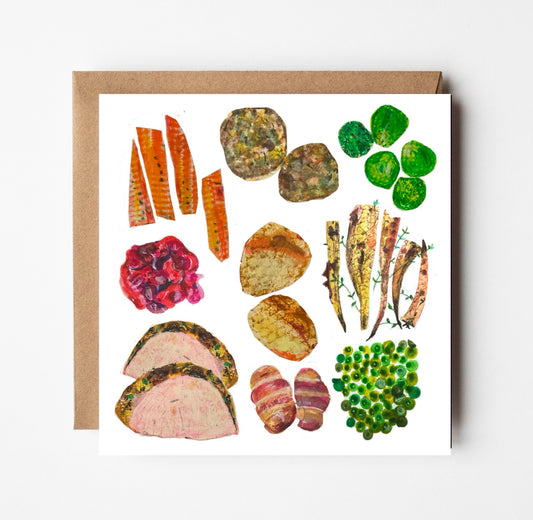 Christmas Lunch Greetings Card