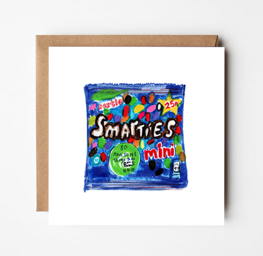 Colourful Candy Greetings Card