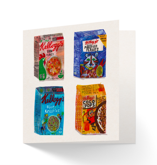 Breakfast Buddies Greetings Card