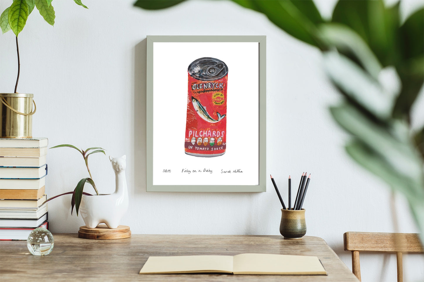 Fishy on a Dishy Fine Art Print- Limited Edition