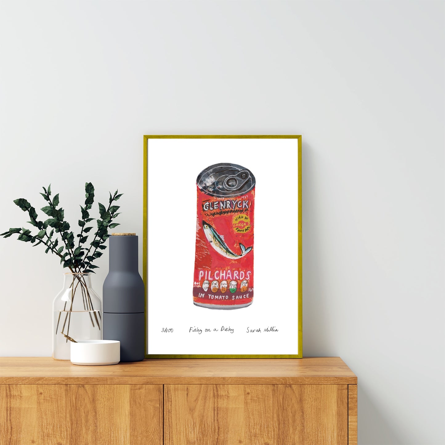 Fishy on a Dishy Fine Art Print- Limited Edition