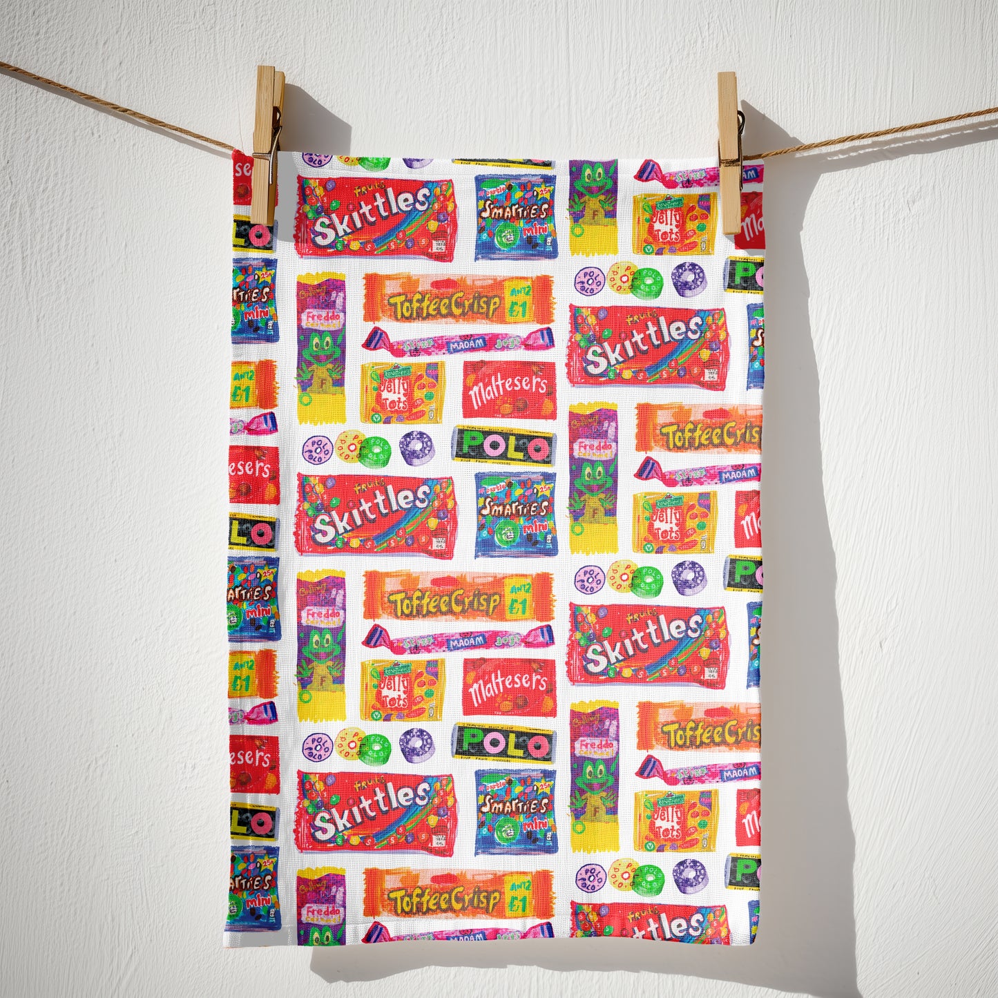 Movie Munchies Organic Cotton Tea Towel