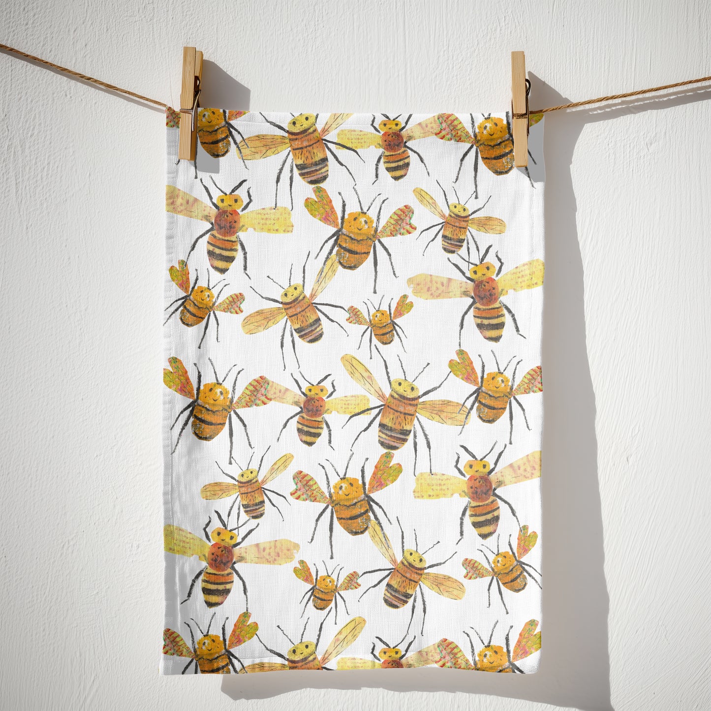 Bee-ing Together Organic Cotton Tea Towel