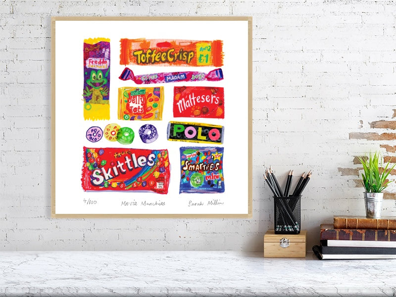 Movie Munchies Fine Art Print - Limited Edition