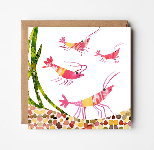 Prawn Party Greetings Card