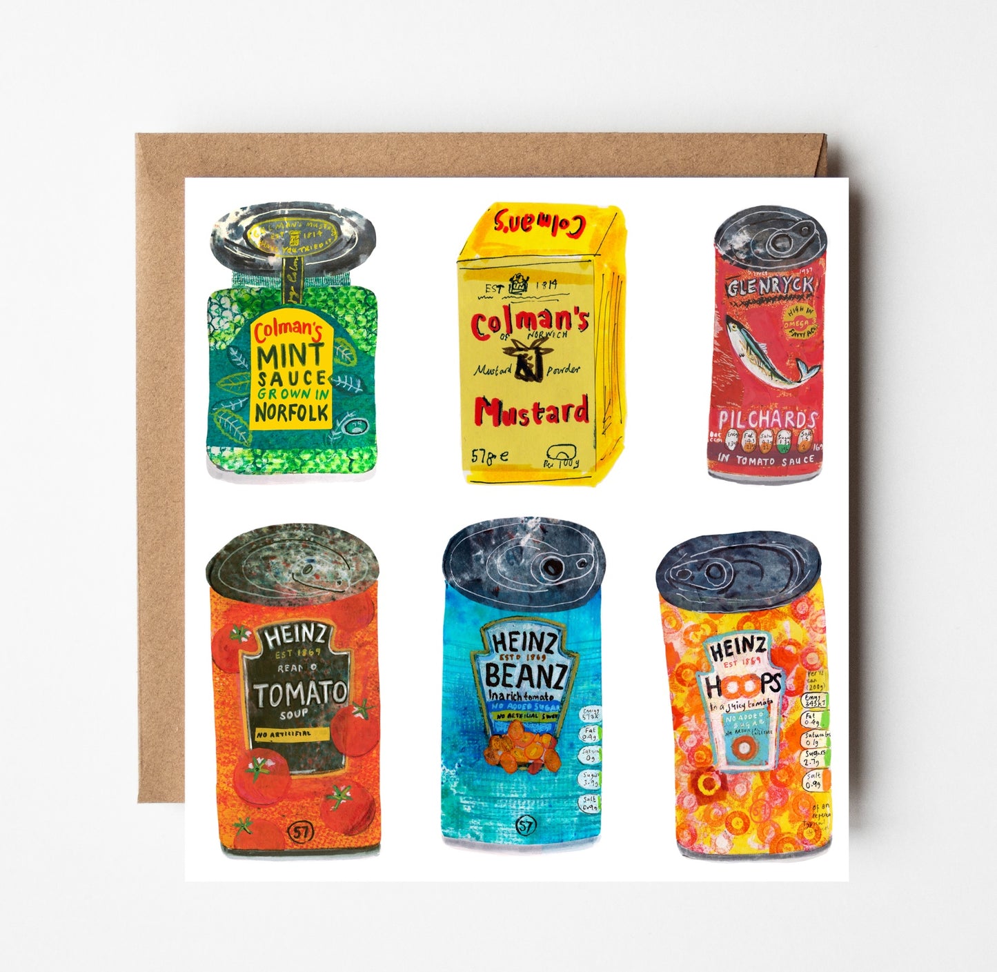 Store Cupboard Staples Greetings Card