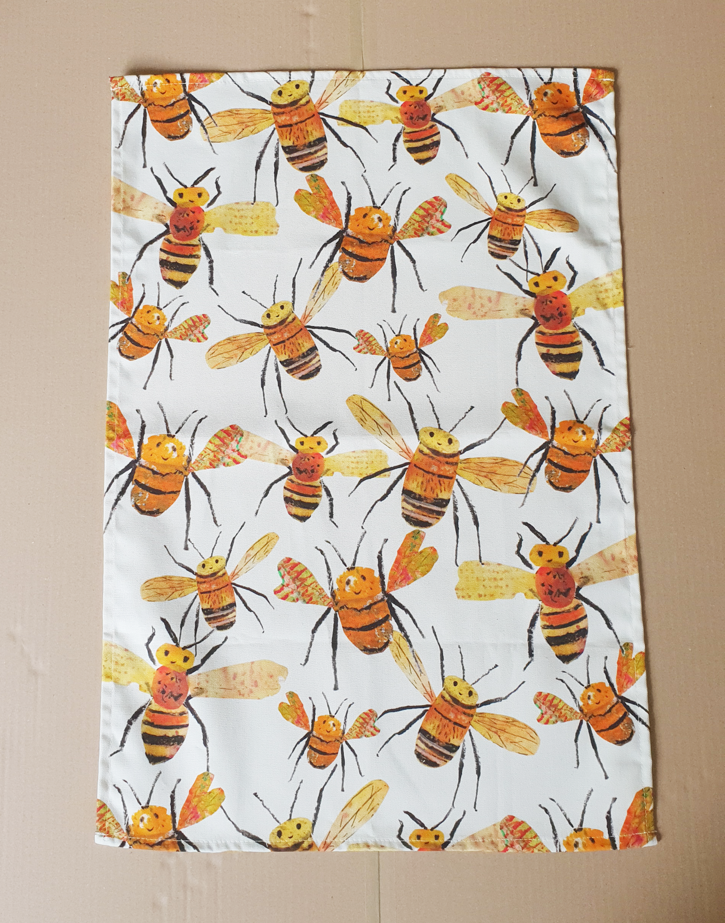 bee-ing together tea towel