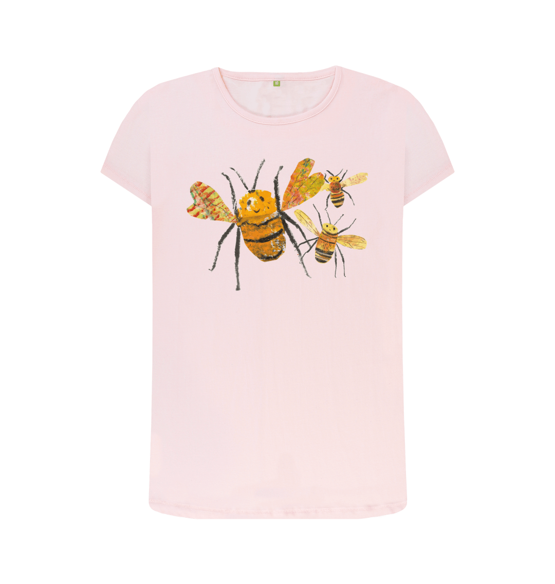 Pink Printed T-shirt Front