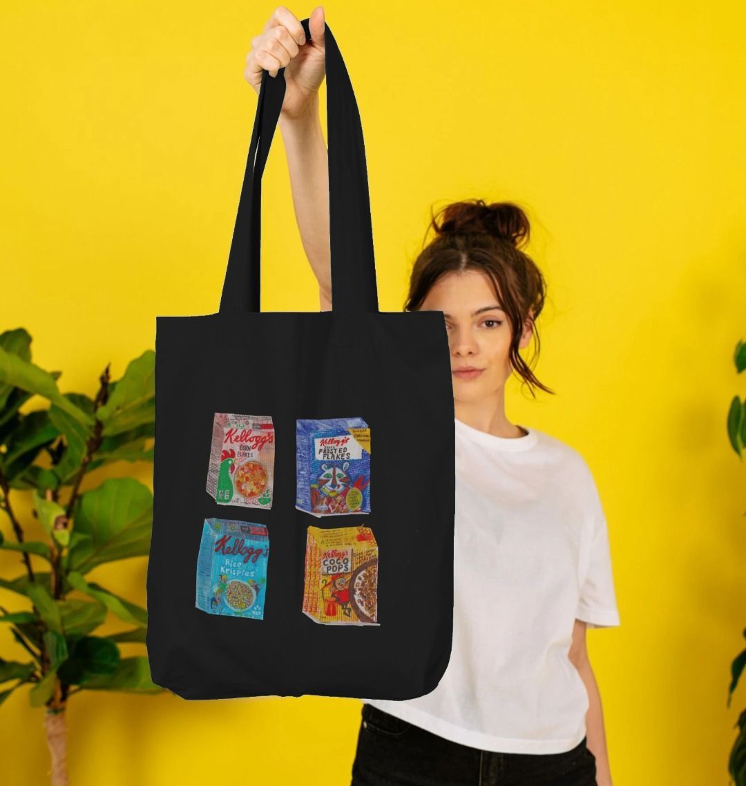 breakfast buddies organic tote bag - Printed Bag - Sarah Millin