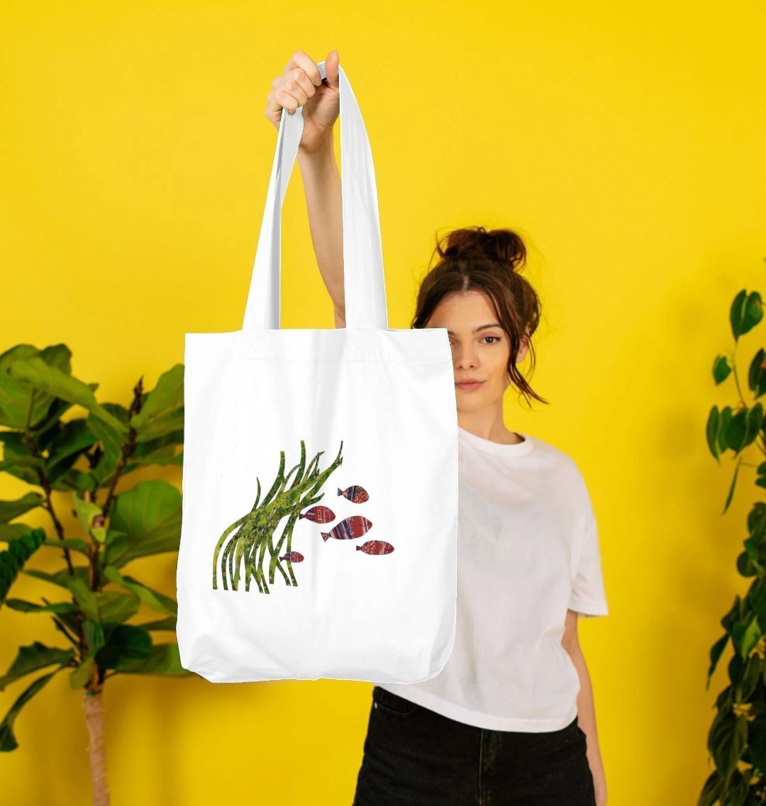 shoal days organic tote bag - Printed Bag - Sarah Millin
