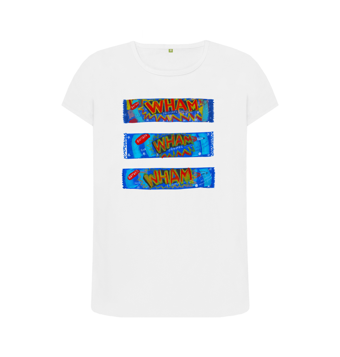 White Printed T-shirt Front
