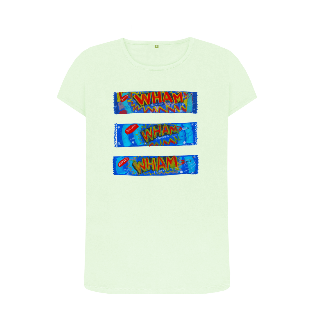 Pastel Green Printed T-shirt Front
